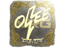 Sticker | oSee (Gold) | Austin 2025