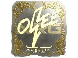 Sticker | oSee (Gold) | Austin 2025