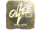 Sticker | oSee (Gold) | Austin 2025
