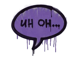Sealed Graffiti | Uh Oh (Monster Purple)
