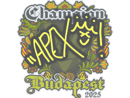 Sticker | apEX (Champion) | Budapest 2025