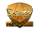 Sticker | dupreeh (Gold) | Krakow 2017 skin