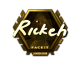 Sticker | Rickeh (Gold) | London 2018