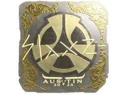 Sticker | slaxz- (Gold) | Austin 2025
