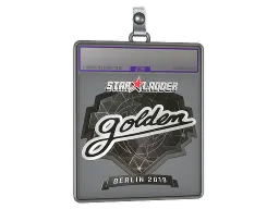 Sticker Slab | Golden (Foil) | Berlin 2019
