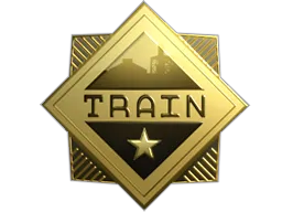 Sticker | Train (Gold)