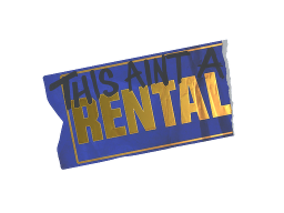 Sticker | Ain't A Rental (Foil)