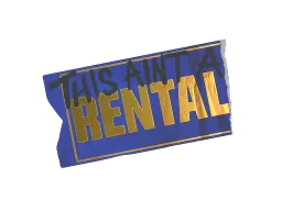 Sticker | Ain't A Rental (Foil)