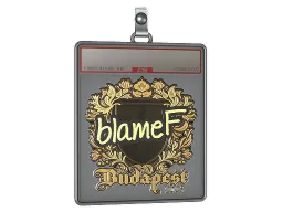 Sticker Slab | blameF (Gold) | Budapest 2025