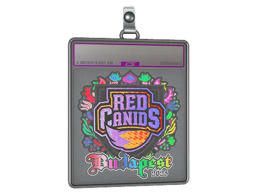 Sticker Slab | RED Canids (Holo) | Budapest 2025