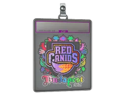 Sticker Slab | RED Canids (Holo) | Budapest 2025