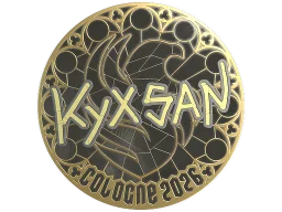 Sticker | kyxsan (Gold) | Cologne 2026