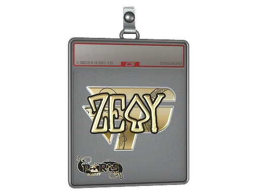 Sticker Slab | zevy (Gold) | Paris 2023