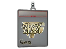 Sticker Slab | zevy (Gold) | Paris 2023