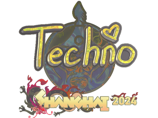 Sticker | Techno4K (Holo) | Shanghai 2024
