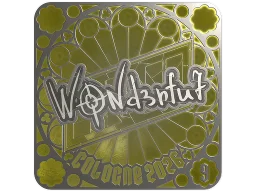 Sticker | w0nderful (Foil, Ranked) | Cologne 2026