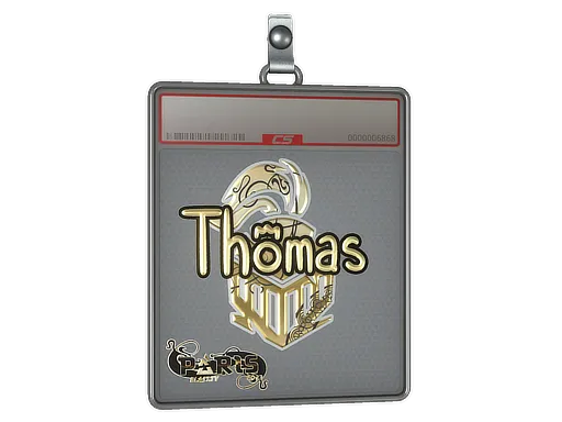 Sticker Slab | Thomas (Gold) | Paris 2023