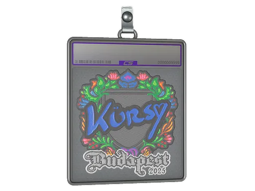 Sticker Slab | Kursy (Embroidered) | Budapest 2025