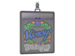 Sticker Slab | Kursy (Embroidered) | Budapest 2025