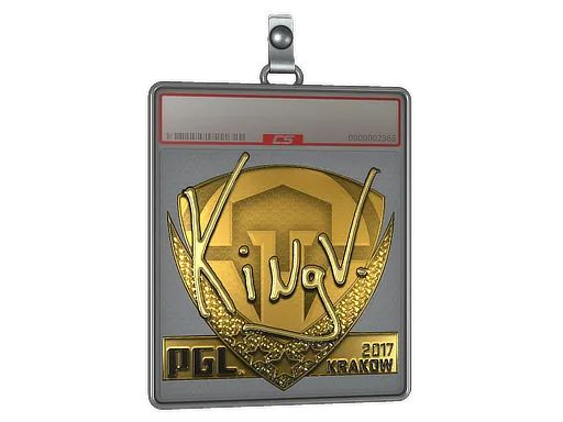 Sticker Slab | kNgV- (Gold) | Krakow 2017