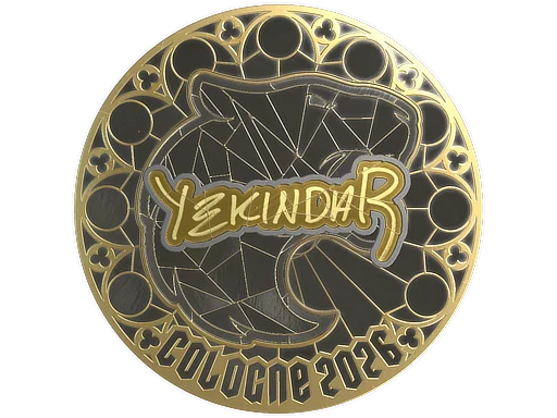 Sticker | YEKINDAR (Gold) | Cologne 2026