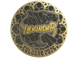 Sticker | YEKINDAR (Gold) | Cologne 2026