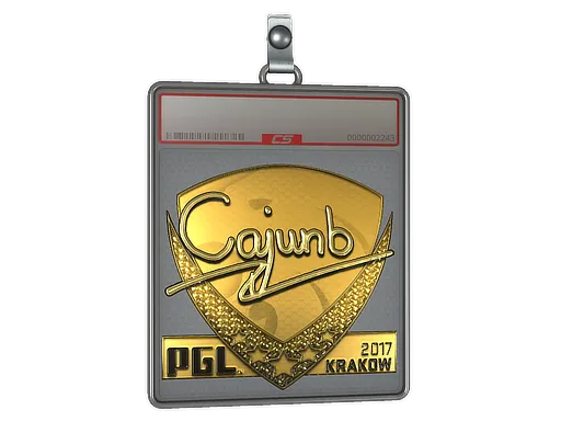 Sticker Slab | cajunb (Gold) | Krakow 2017