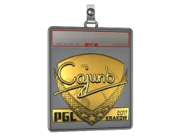 Sticker Slab | cajunb (Gold) | Krakow 2017