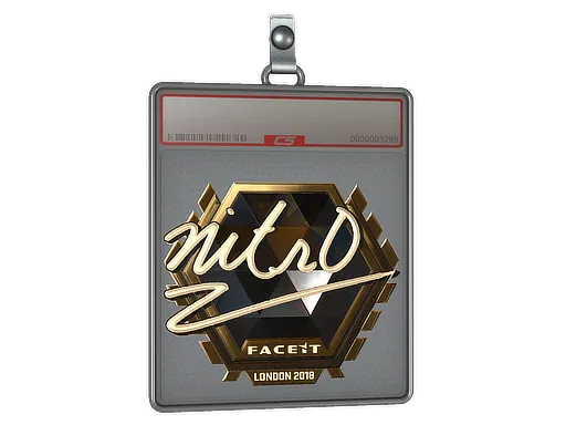 Sticker Slab | nitr0 (Gold) | London 2018