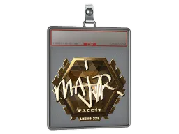 Sticker Slab | MAJ3R (Gold) | London 2018