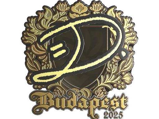 Sticker | dumau (Gold) | Budapest 2025