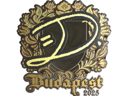 Sticker | dumau (Gold) | Budapest 2025