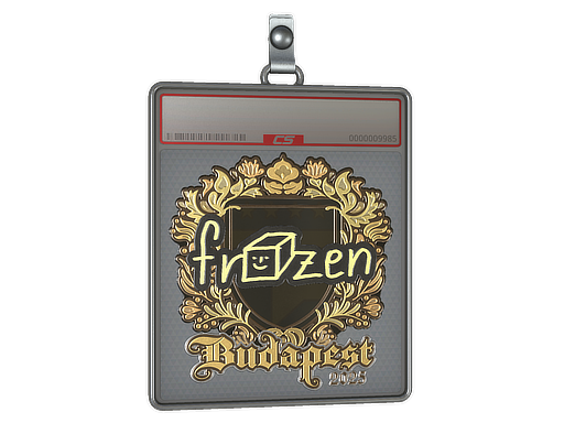 Sticker Slab | frozen (Gold) | Budapest 2025