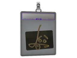 Sticker Slab | Hello SG 553 (Gold)