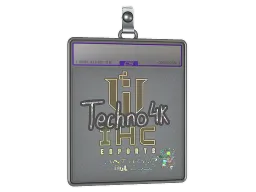 Sticker Slab | Techno4K (Glitter) | Antwerp 2022