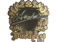 Sticker | Attacker (Gold) | Budapest 2025