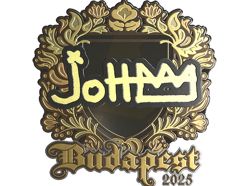 Sticker | jottAAA (Gold) | Budapest 2025