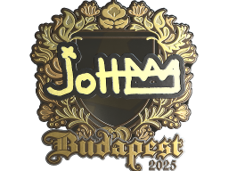 Sticker | jottAAA (Gold) | Budapest 2025