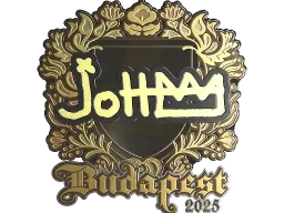 Sticker | jottAAA (Gold) | Budapest 2025
