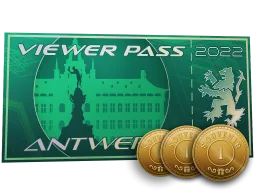 Antwerp 2022 Viewer Pass + 3 Souvenir Tokens