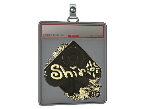 Sticker Slab | sh1ro (Gold) | Rio 2022