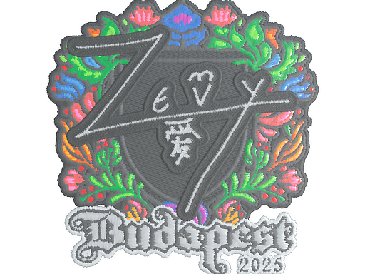 Sticker | zevy (Embroidered) | Budapest 2025
