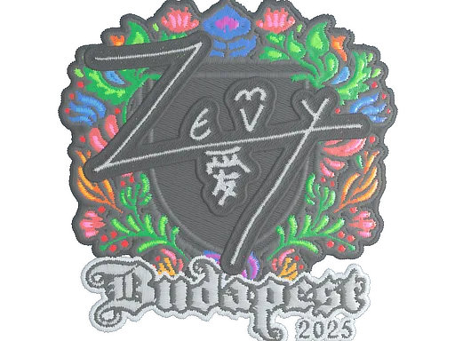 Sticker | zevy (Embroidered) | Budapest 2025
