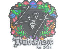 Sticker | zevy (Embroidered) | Budapest 2025