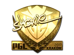 Sticker | shox (Gold) | Krakow 2017