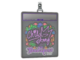 Sticker Slab | ChildKing (Embroidered) | Budapest 2025