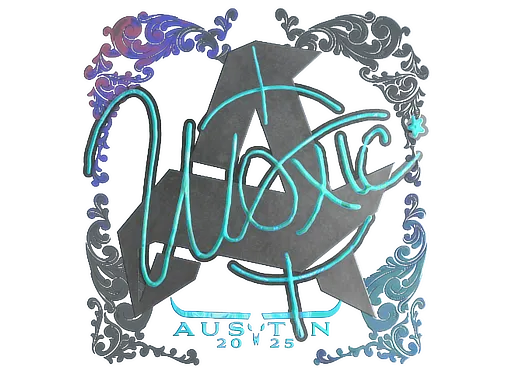 Sticker | woxic (Holo) | Austin 2025