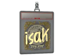Sticker Slab | isak (Gold) | Austin 2025