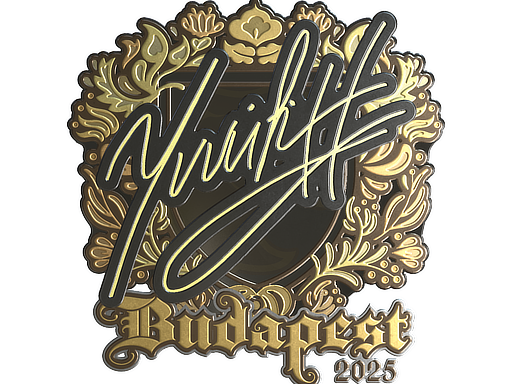 Sticker | yuurih (Gold) | Budapest 2025