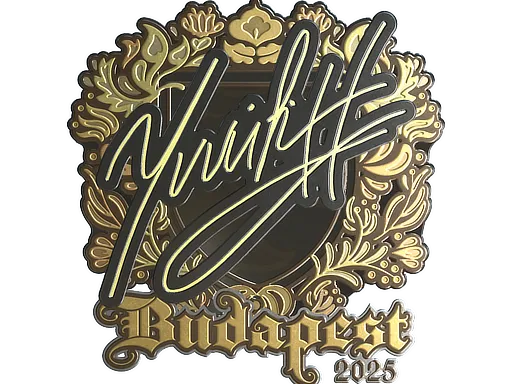 Sticker | yuurih (Gold) | Budapest 2025